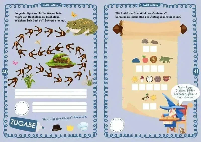 Leserätsel für mutige Kinder - Magischer Zauberwald Duden