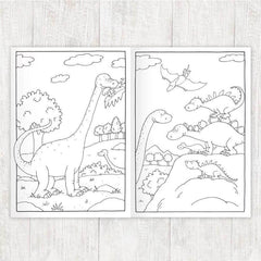 Malbuch DIN A4 Dinos - www. kunstundspiel .de MAL_18405