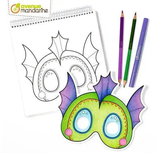 Maskenmalbuch Fantasy Exaclair