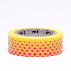 Masking Tape pop dot yellow - www. kunstundspiel .de 4971910266274