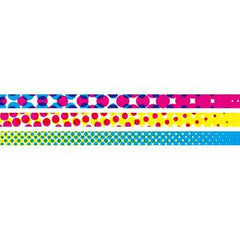 Masking Tape slim deco moire - 3 schmale Rollen Merlo