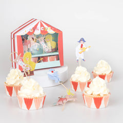 Cupcake Kit Circus - im Zirkuszelt