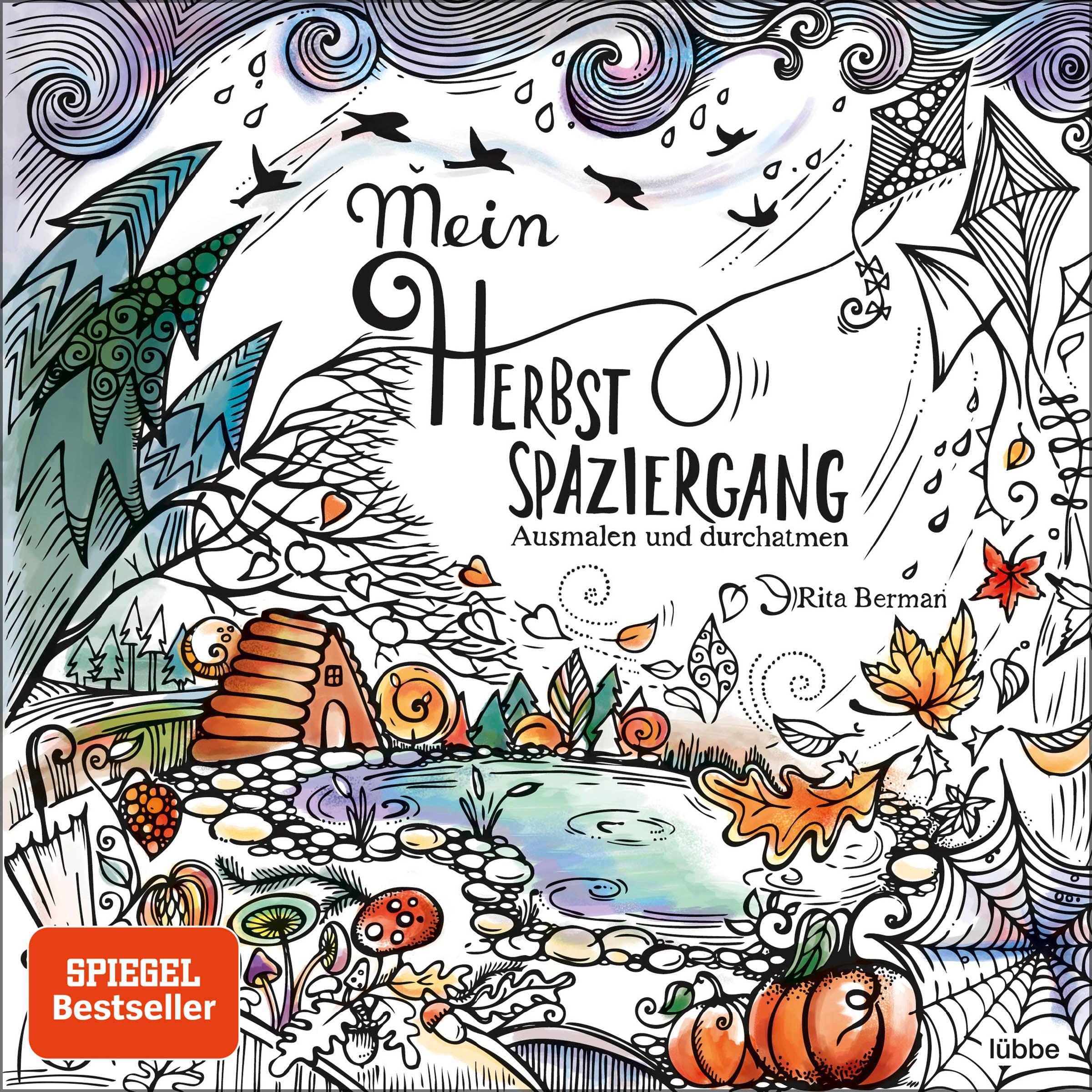 Mein Herbstspaziergang - Ausmalen und durchatmen - www. kunstundspiel .de 978-3-404-60916-1