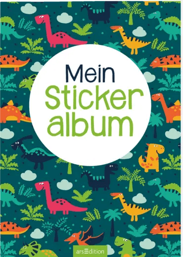 Mein Stickeralbum - Dinos ars edition