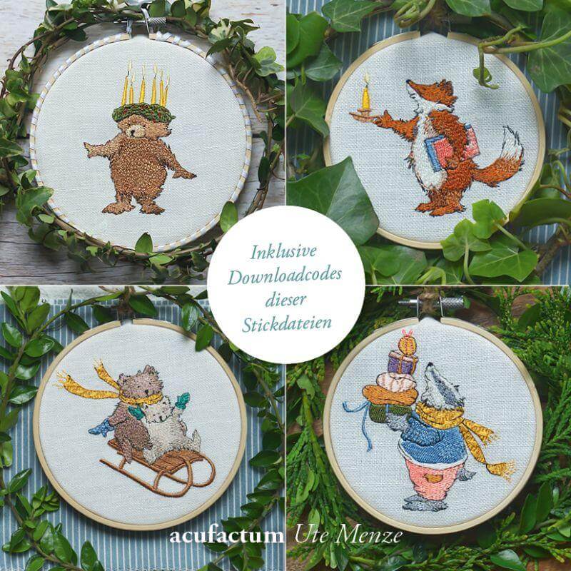 Mein Winterglück Zuhause und anderswo - Stick- und Nähideen für die ganze Familie Acufactum