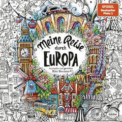 Meine Reise durch Europa - ausmalen und genießen - www. kunstundspiel .de 978-3-404-61728-9