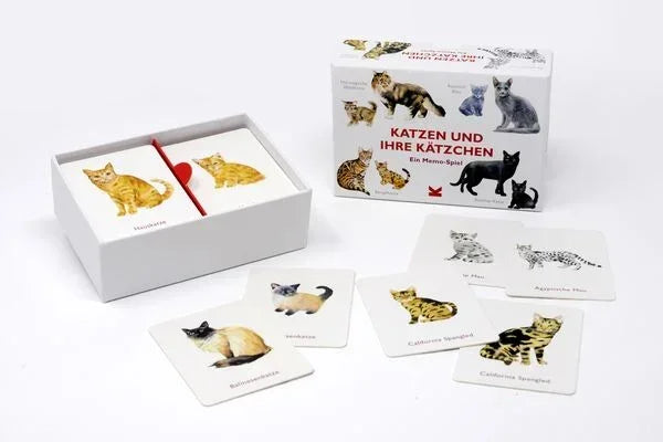 Memo Katzen und ihre Kätzchen - 9783962440657 Laurence King Spiele