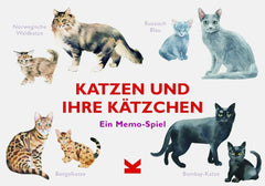 Memo Katzen und ihre Kätzchen - 9783962440657 Laurence King Spiele