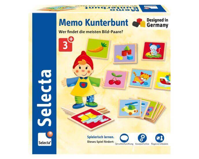 Memo Kunterbunt 36 Teile Schmidt Spiele