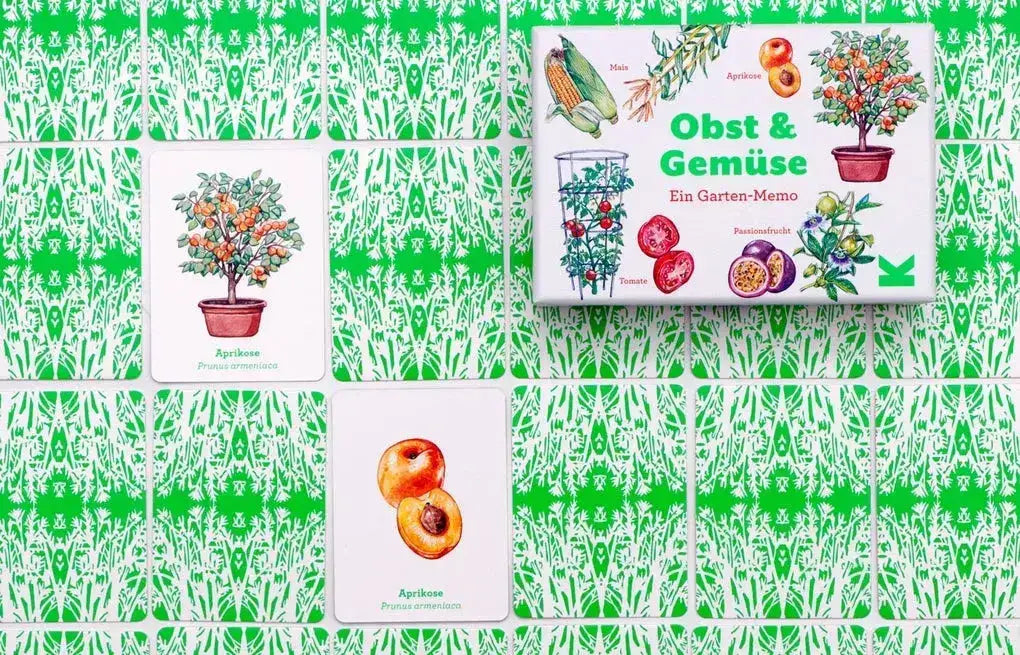 Memo Obst und Gemüse - 978-3-96244-368-9 Laurence King Spiele