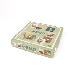 Memo-Spiel Wald mit 48 Karten