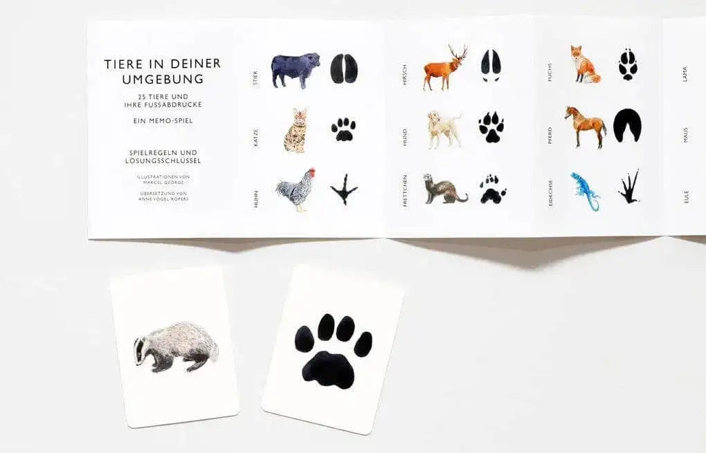 Memo Tiere in deiner Umgebung Laurence King Spiele