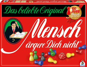 Mensch ärgere dich nicht mit Holzfiguren Schmidt Spiele