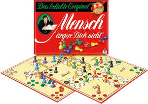 Mensch ärgere dich nicht mit Holzfiguren Schmidt Spiele