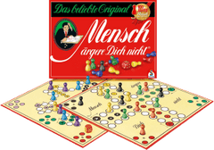Mensch ärgere dich nicht mit Holzfiguren Schmidt Spiele