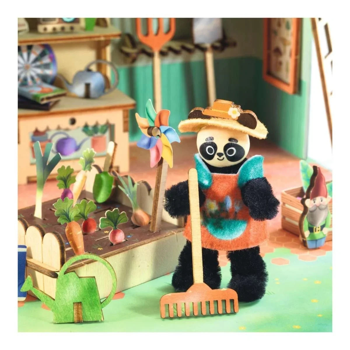 Mi House Olive – Kreatives Modellbau-Set für kleine Künstler - Djeco