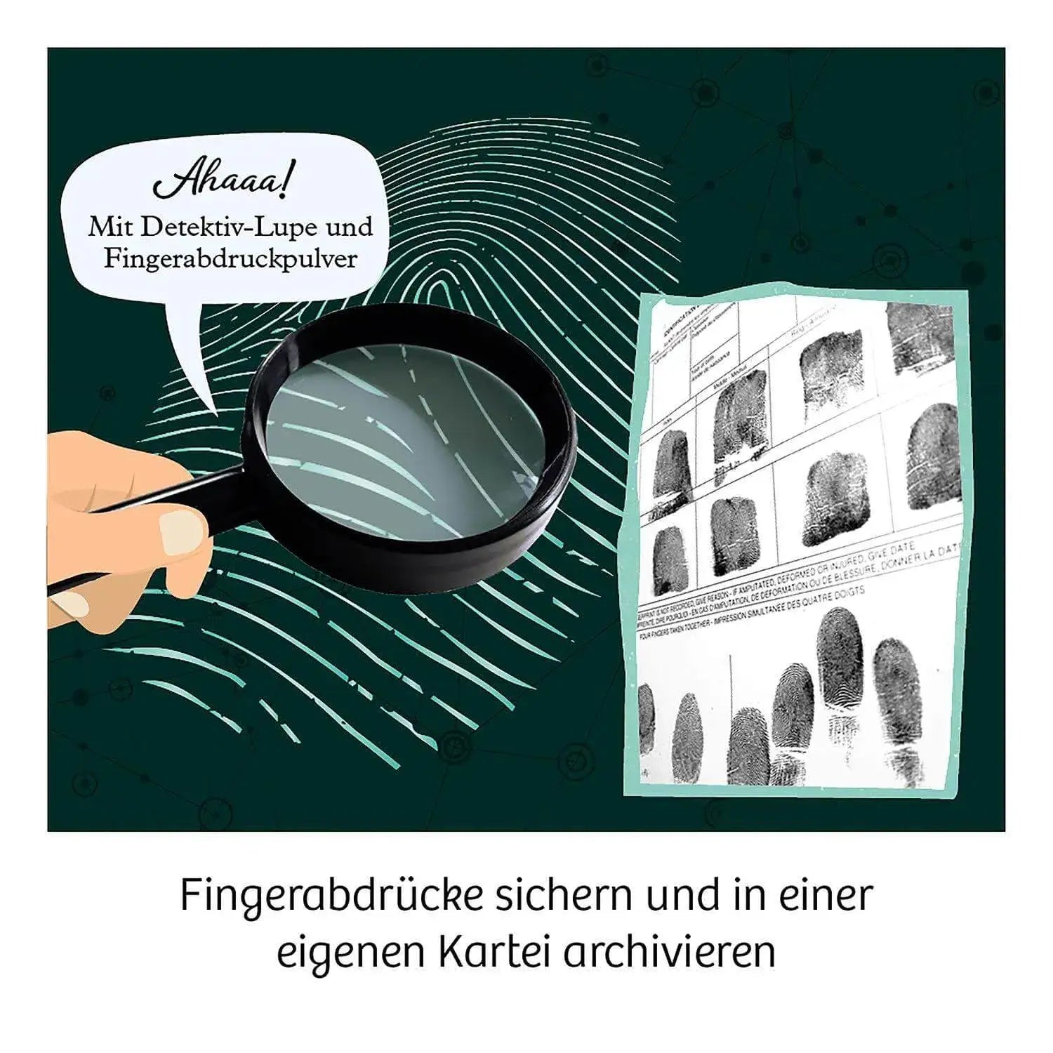 Mitbring Experiment: Fingerabdrücke Kosmos Spieleverlag