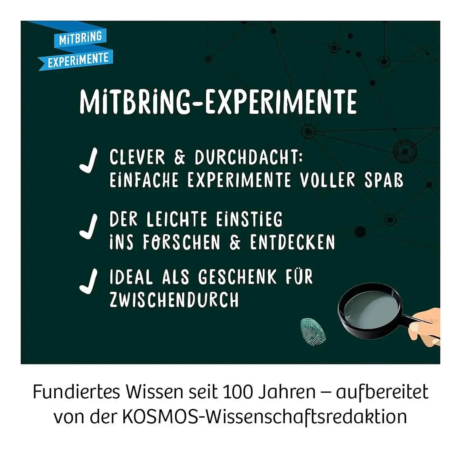 Mitbring Experiment: Fingerabdrücke Kosmos Spieleverlag