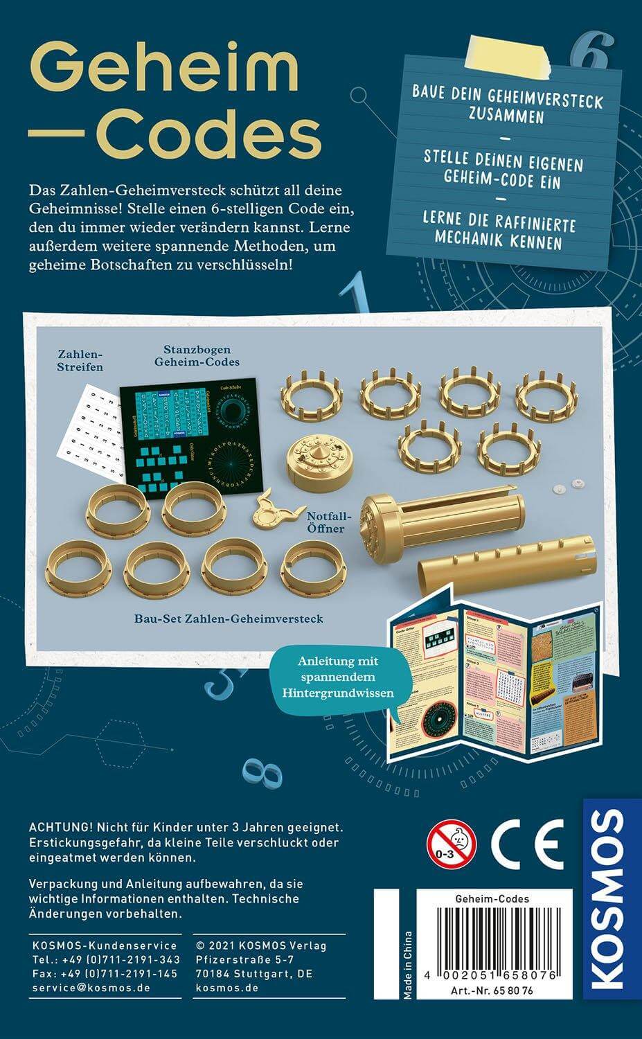 Mitbring Experiment: Geheim-Codes Kosmos Spieleverlag