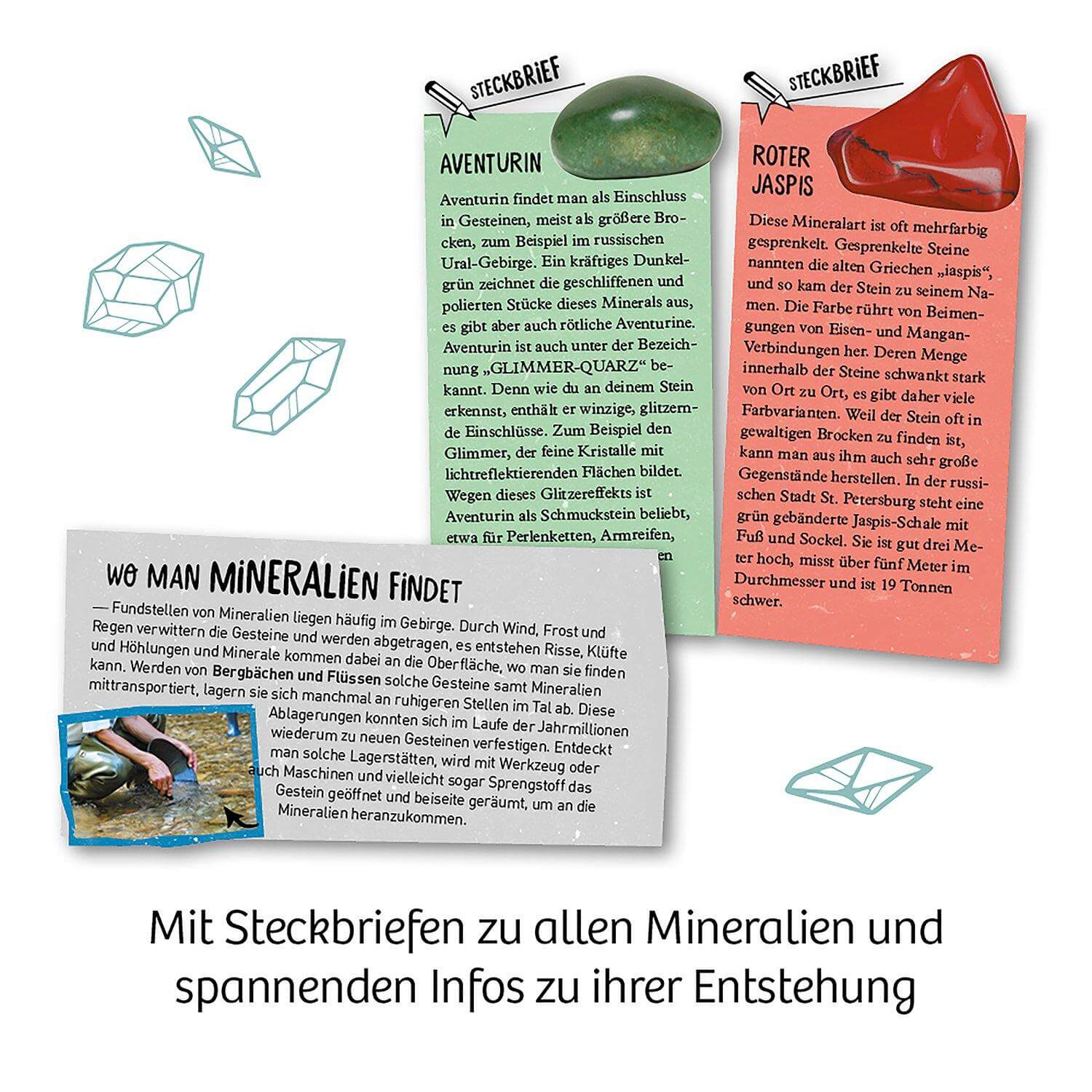 Mitbring Experiment: Mineralien Kosmos Spieleverlag