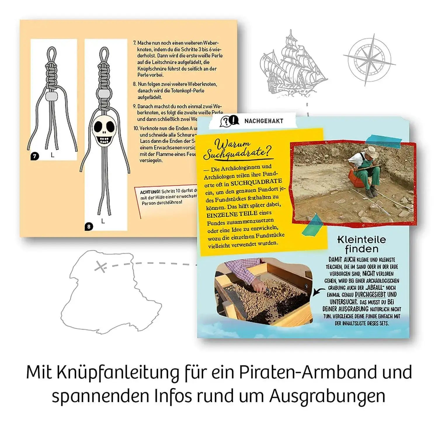 Mitbring Experiment: Piraten-Schatz Kosmos Spieleverlag
