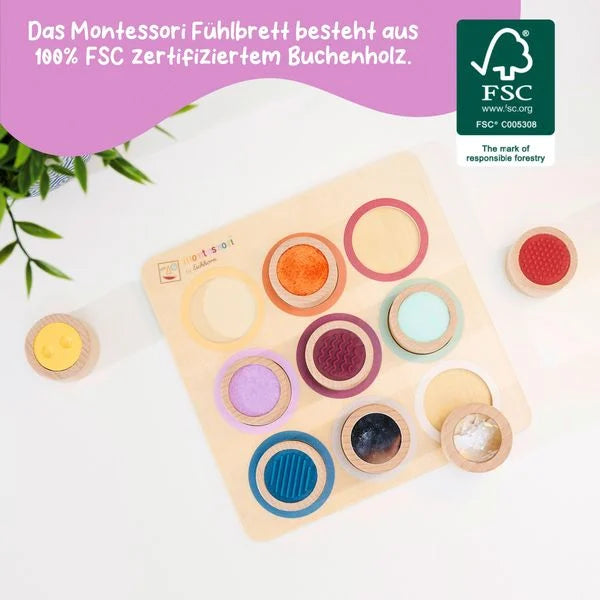 Montessori Fühlbrett - Sensorisches Lernspielzeug - Simba