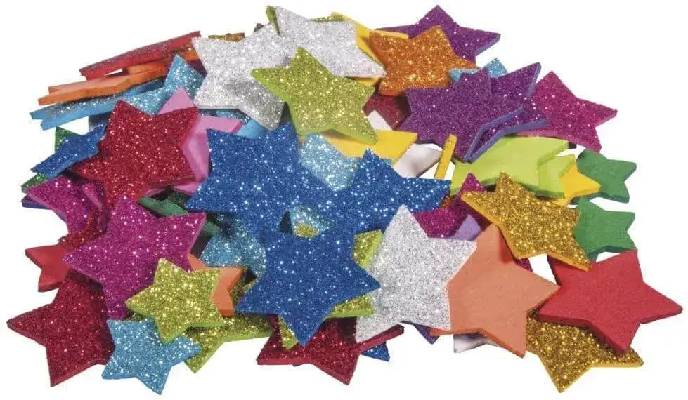 Moosgummi Sterne Glitter Rayher