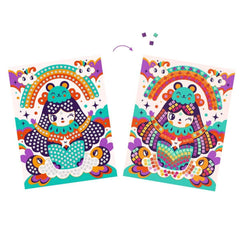 Mosaik Glitzer Kokeshi Djeco