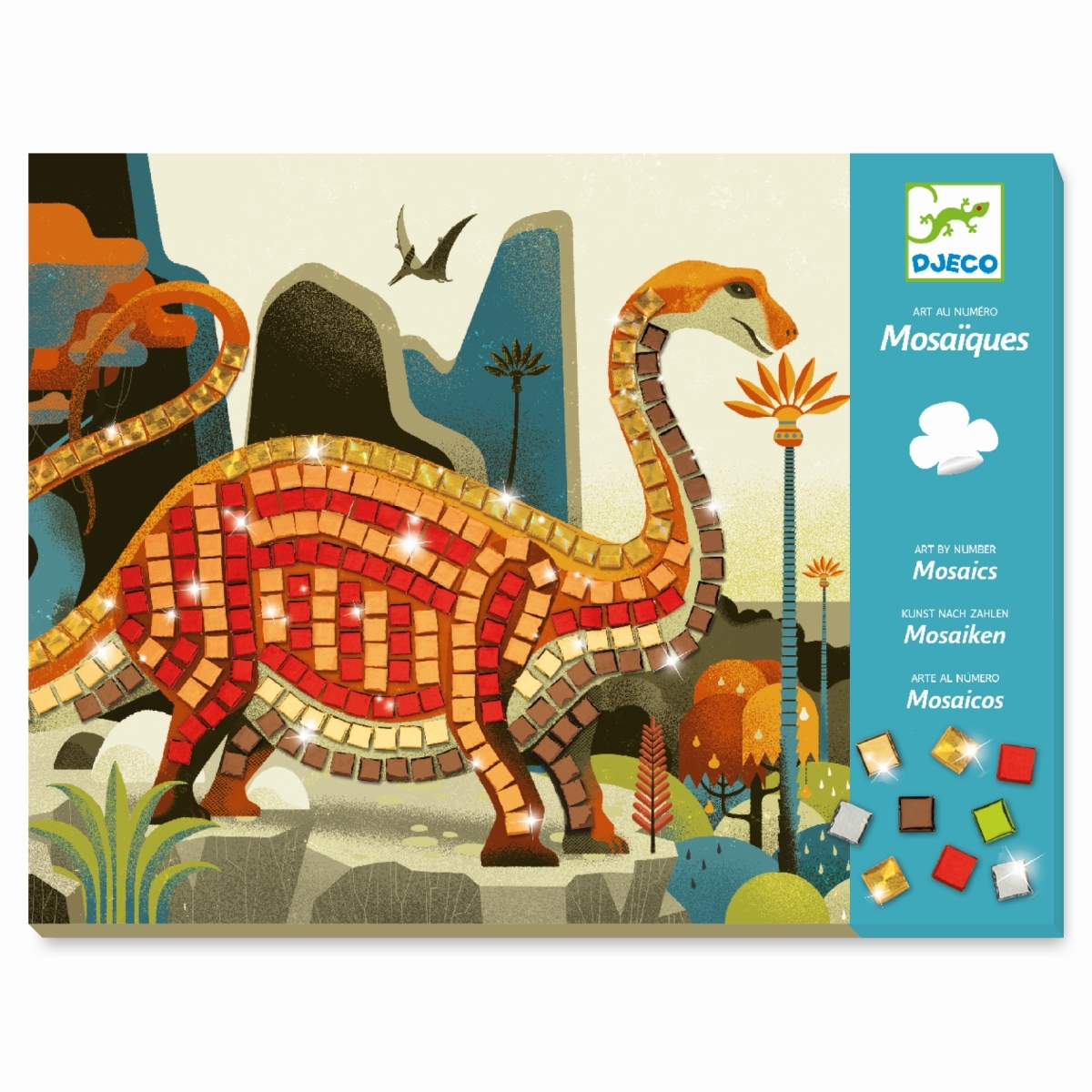 Mosaik Set Dinosaurier - www. kunstundspiel .de 08899