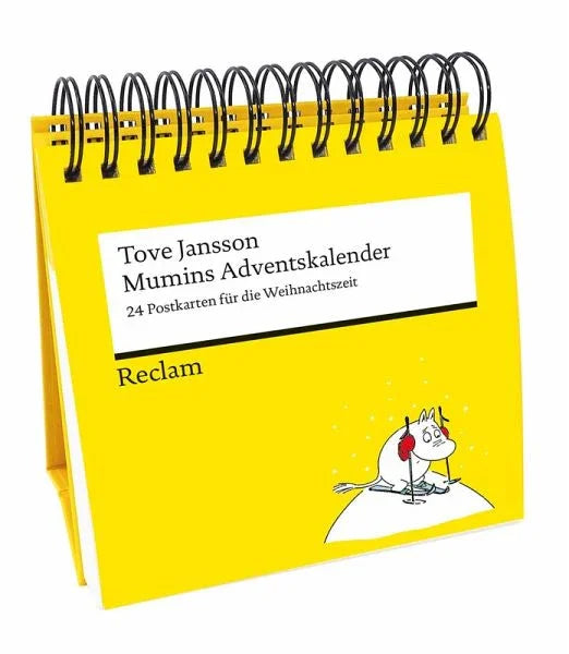 Mumins Adventskalender. 24 Postkarten für die Weihnachtszeit - 4262461870226 Reclam Verlag