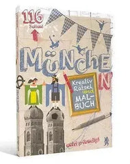 116 Seiten München - Kreativ-, Rätsel- und Malbuch Tralleri kunstundspiel 