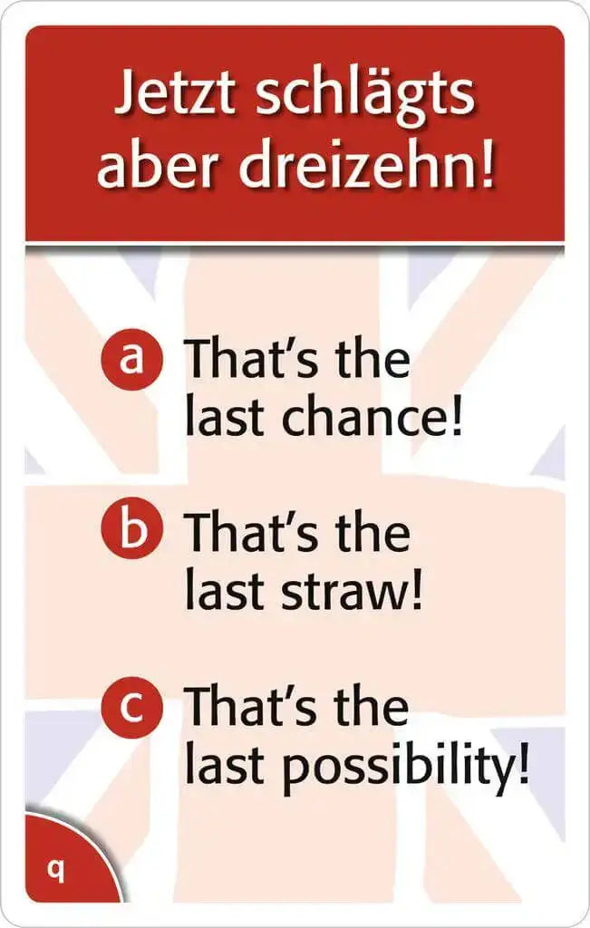 My English is under all pig - das lustige Denglisch-Quiz Moses