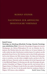 Nachtragsband zum Vortragswerk: Öffentliche Vorträge. Einzelne Nachträge zum schriftlichen Werk - 9783727408502 Rudolf Steiner Verlag