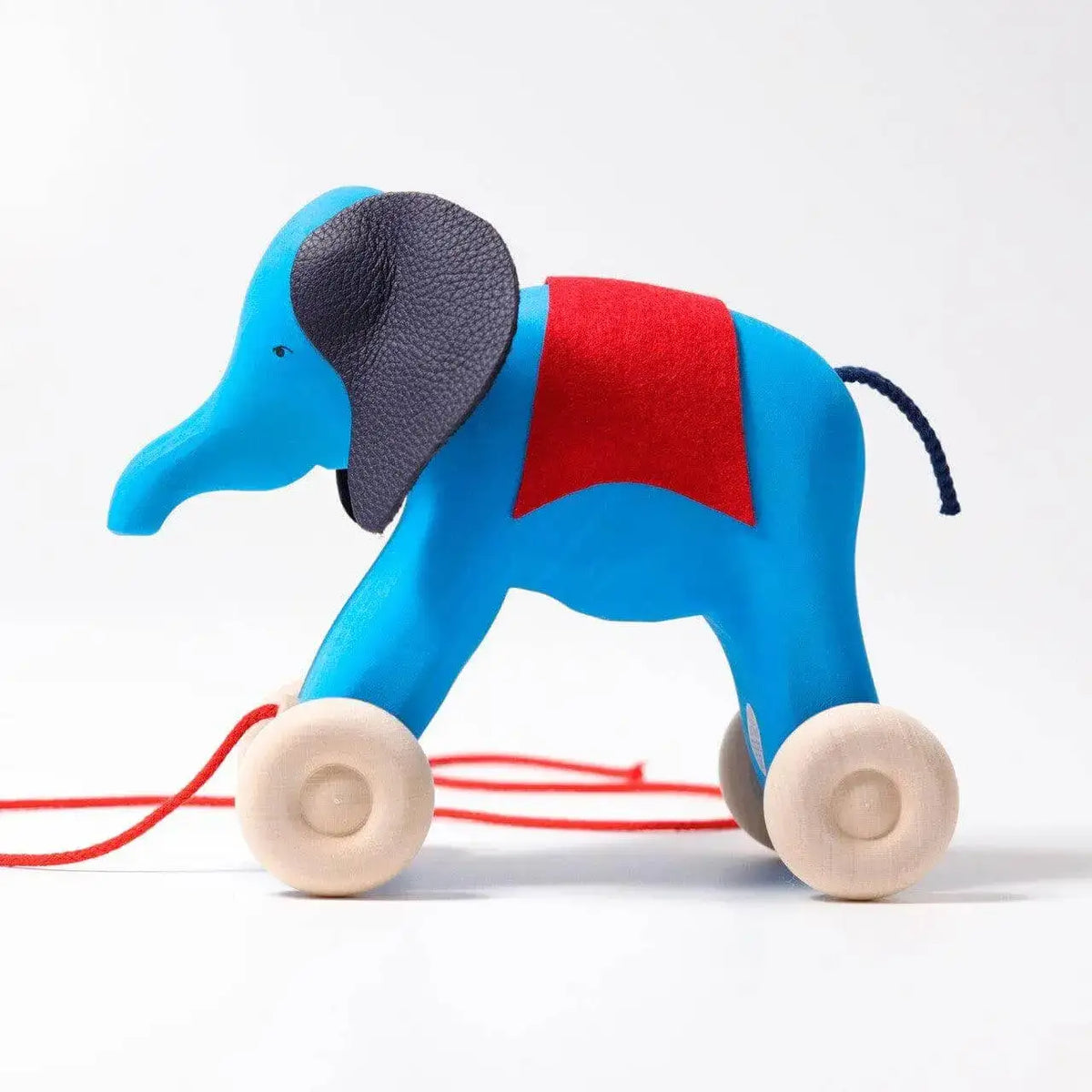 Nachzieh-Elefant blau Grimms