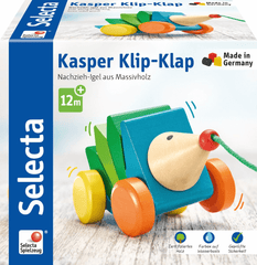 Nachzieh Igel Kasper Klip-Klap Selecta