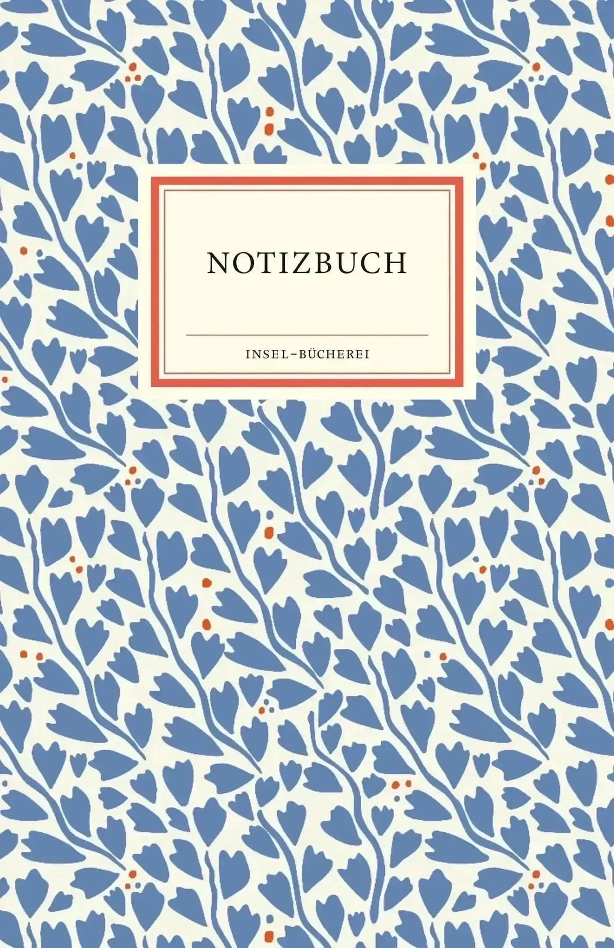 Notizbuch kleine - blaue Ranken - 9783458644415 Insel Verlag