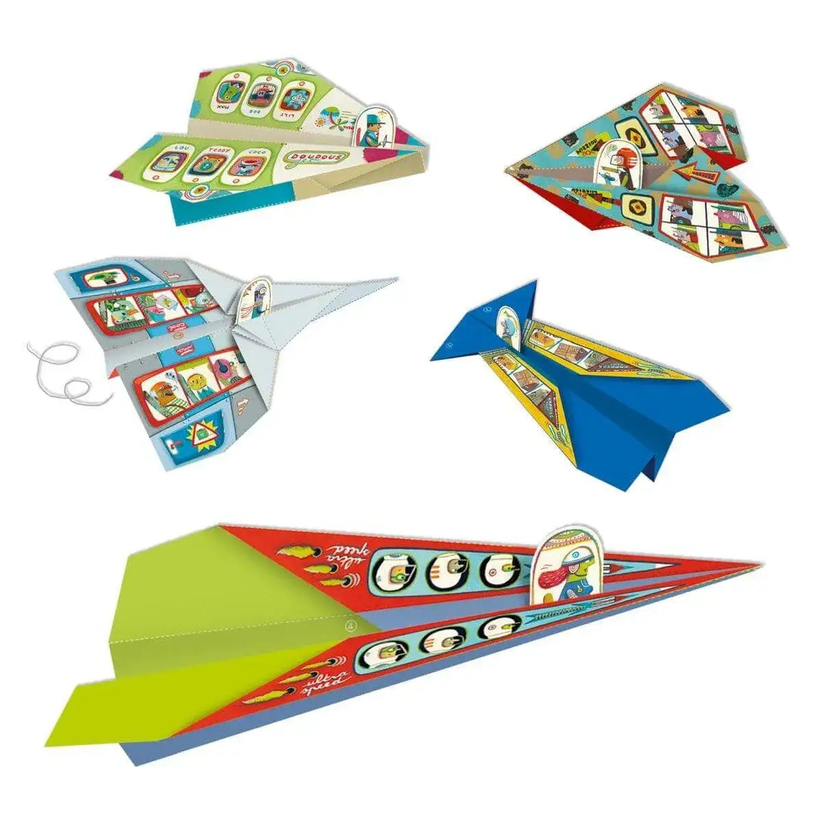 Origami Flugzeuge Djeco