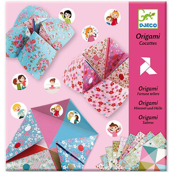 Origami Himmel und Hölle rosa - www. kunstundspiel .de 08773