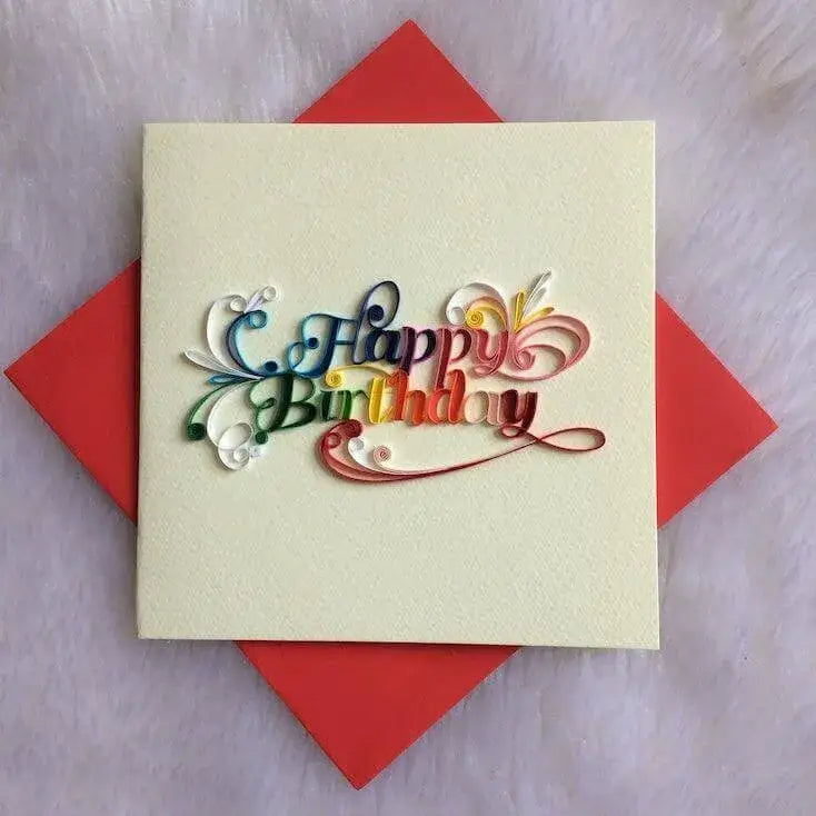 Origamo Karte - Happy Birthday Paladise