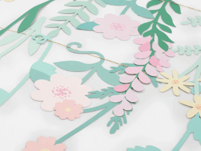 Paperblumen Hintergrund Meri Meri