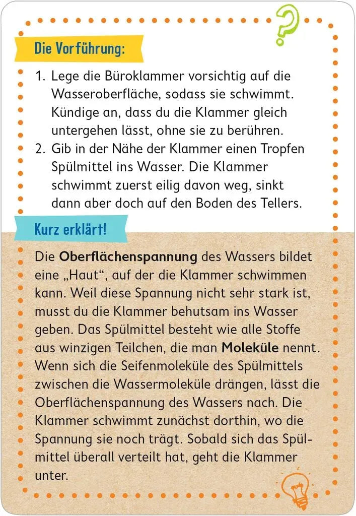 PhänoMINT – 75 supercoole Show-Experimente für Kinder - 052631 Moses