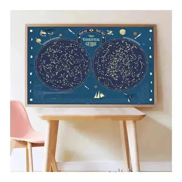 Poppik Lernposter Himmelskarte Carletto