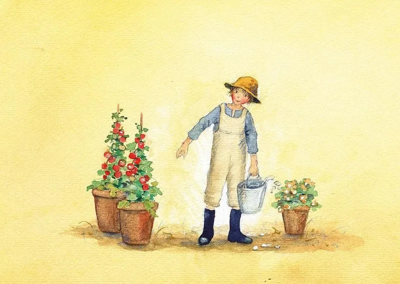 Postkartenbuch 'Gartenkinder' - 9783825154141 Urachhaus