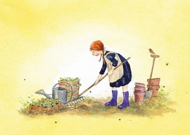 Postkartenbuch 'Gartenkinder' - 9783825154141 Urachhaus