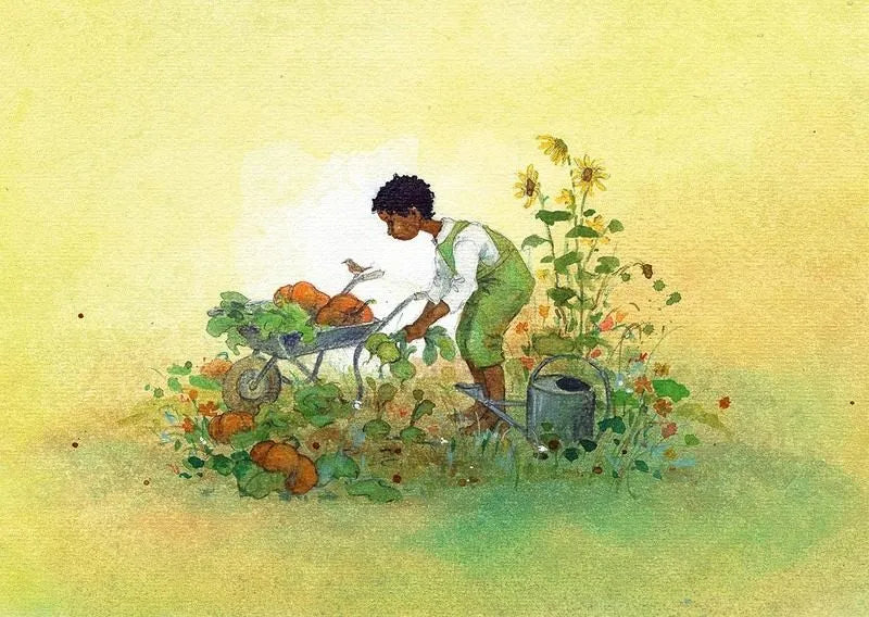 Postkartenbuch 'Gartenkinder' - 9783825154141 Urachhaus