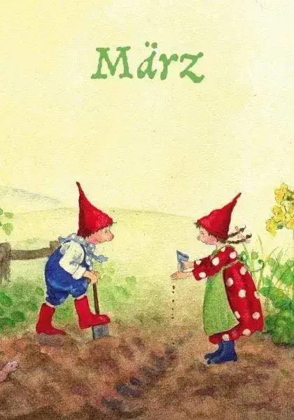 Postkartenbuch 'Mit Pippa und Pelle durch das Jahr' Urachhaus