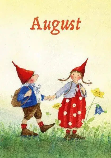 Postkartenbuch 'Mit Pippa und Pelle durch das Jahr' Urachhaus