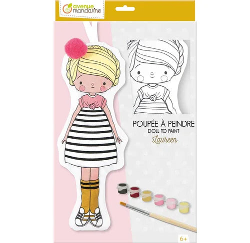 Puppe Laureen zum Bemalen - Exaclair