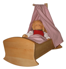 Puppenwiege aus Erlenholz - 3018 Schöllner