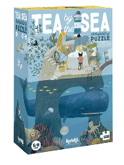 Puzzle 100 Teile - Tea by the Sea Londji